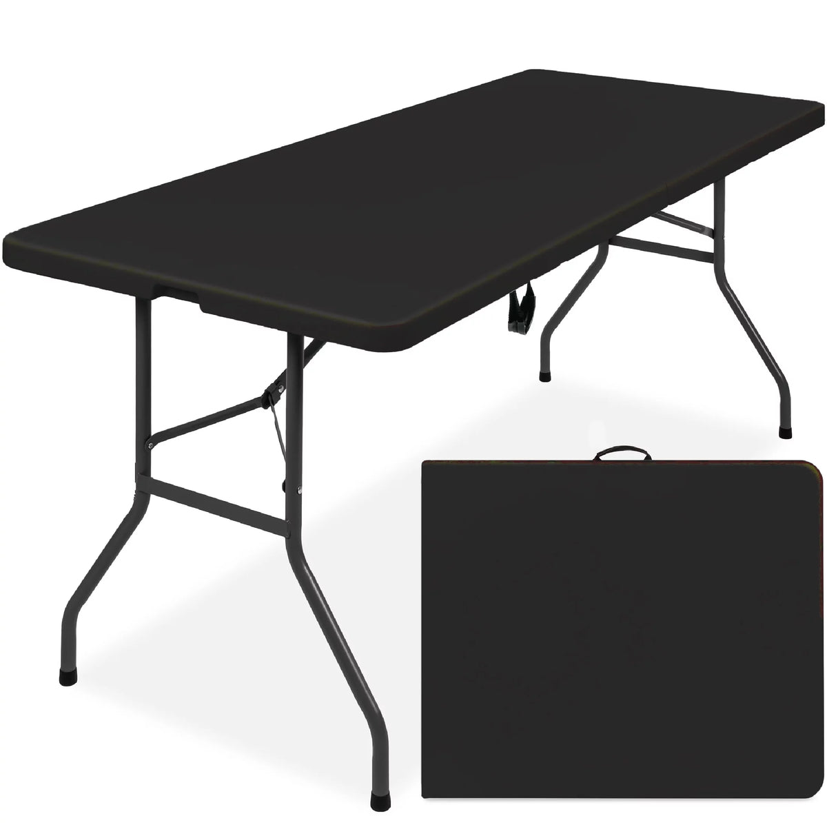 6ft White Plastic Folding Table N8374