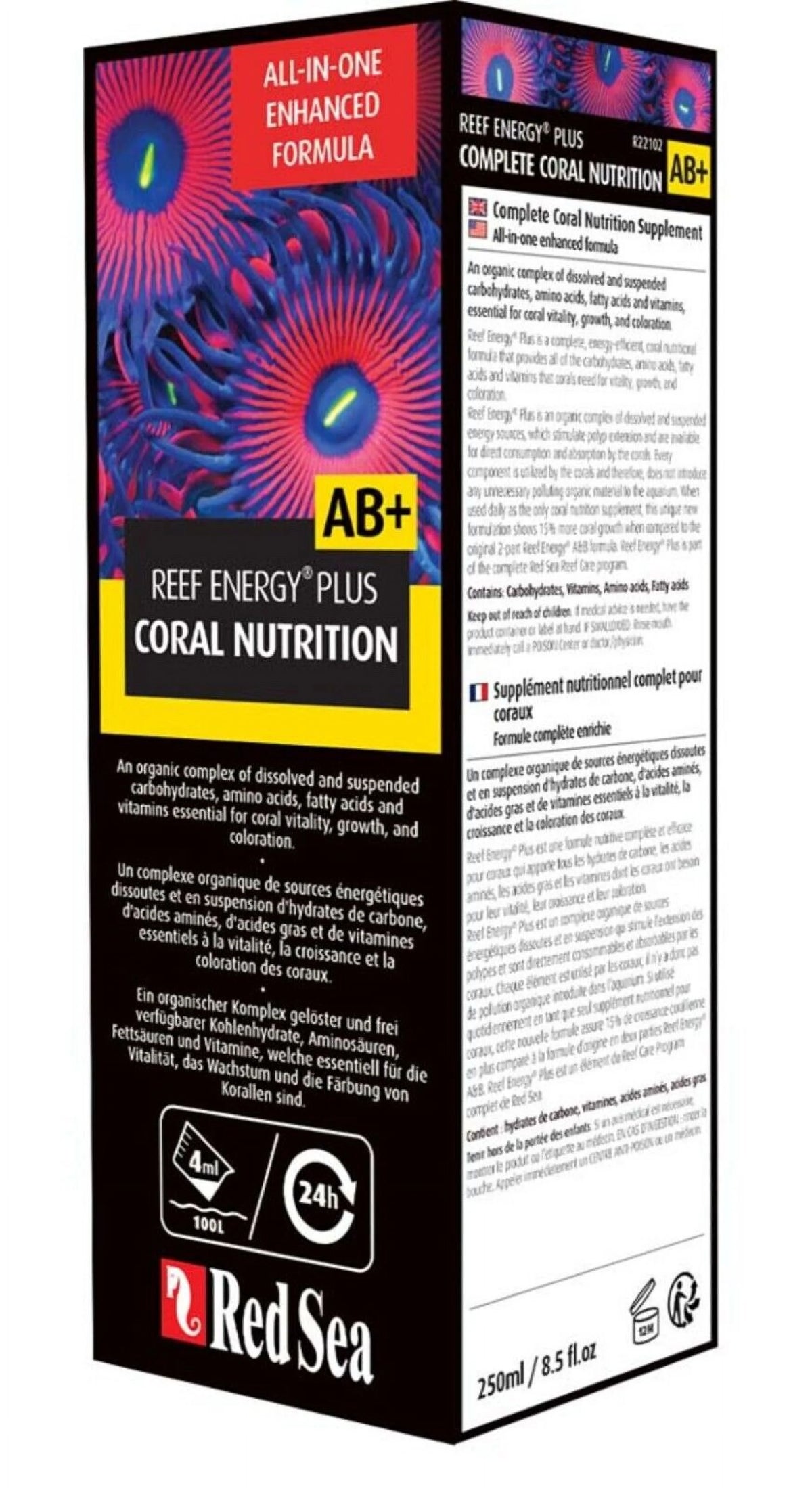 Reef Energy Plus AB+ Coral Nutritional Supplement 8.45 fl oz Z18034
