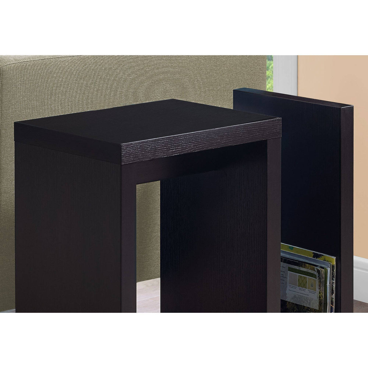 Cappuccino Brown Rectangular Accent Table S4072