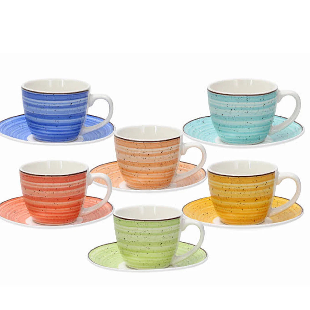 Coffee Cup & Saucer Set of 6 I63327