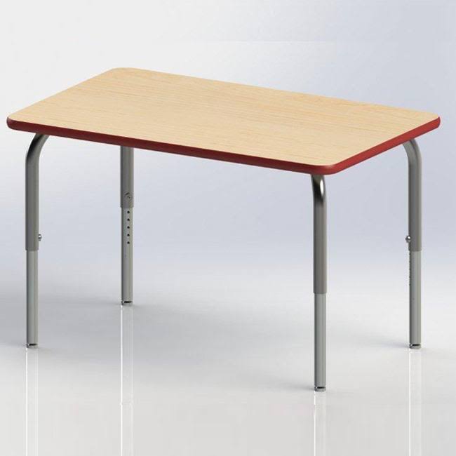 Rectangular High Pressure Laminate Activity Table 30 x 48 B488662