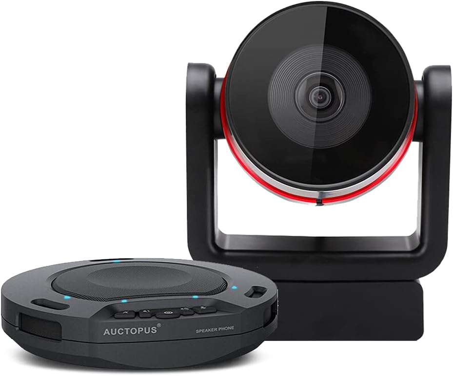 HD1080P PTZ Conference Room Camera and Wireless Bluetooth USB Conference Microphone and Speaker M1711