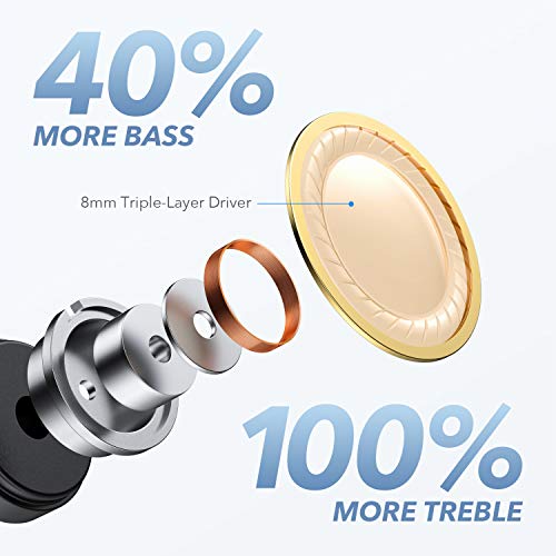 True Wireless Earbuds, 40H Playtime, IPX7 Waterproof, Bluetooth Earbuds H99206