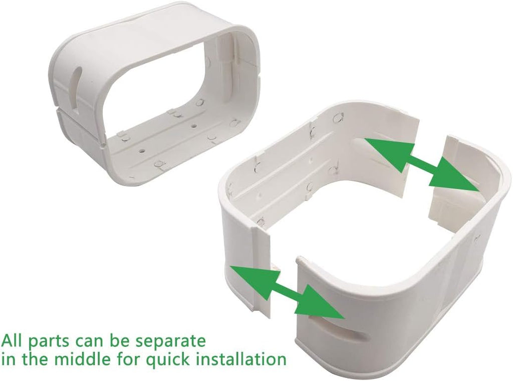 3'' W x 7.5ft L PVC Line Set Cover Kit, Pack of 2 F889936
