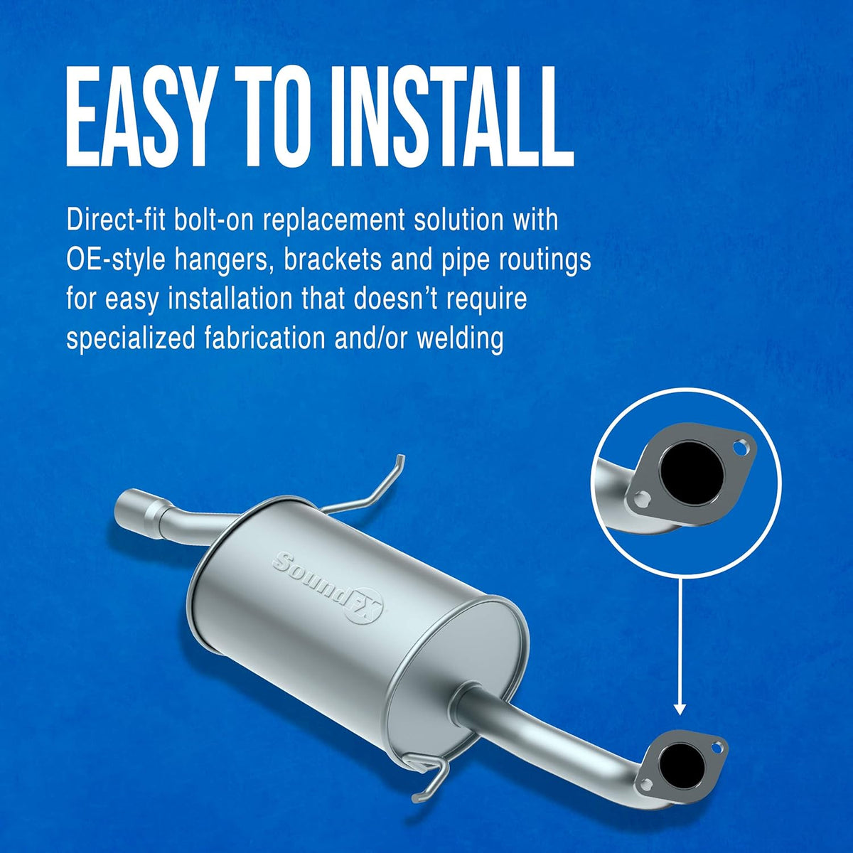 Exhaust Muffler Pack of 2 C201516