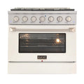 36 in. Propane Gas Range with White Door O66419