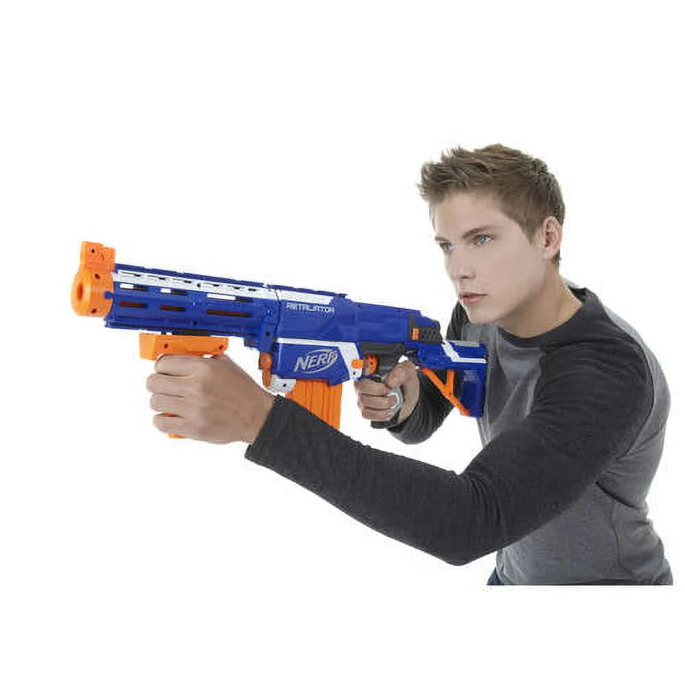Dart Blaster with Stock, Grip, Barrel, 12-Dart Clip I4031