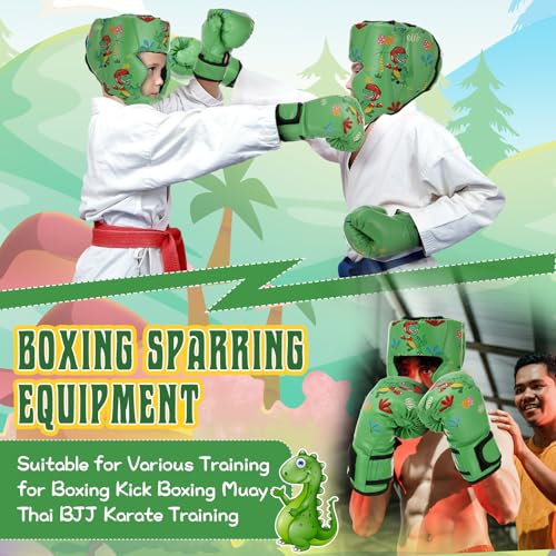 6oz Boxing Gloves and Headgear Set C693454