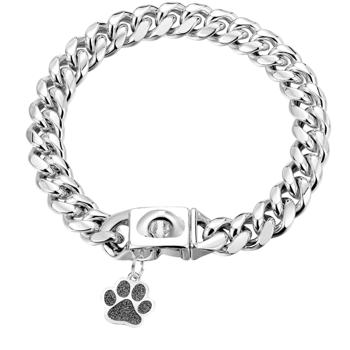 Gold Chain Cuban Link Stainless Steel Dog Collar C228420