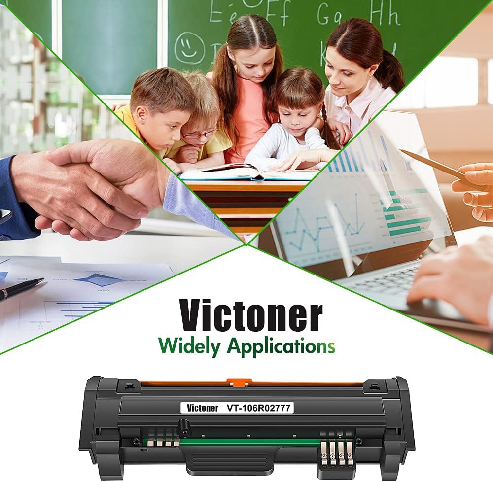 Compatible Black Toner Cartridge 4-Pack O1448