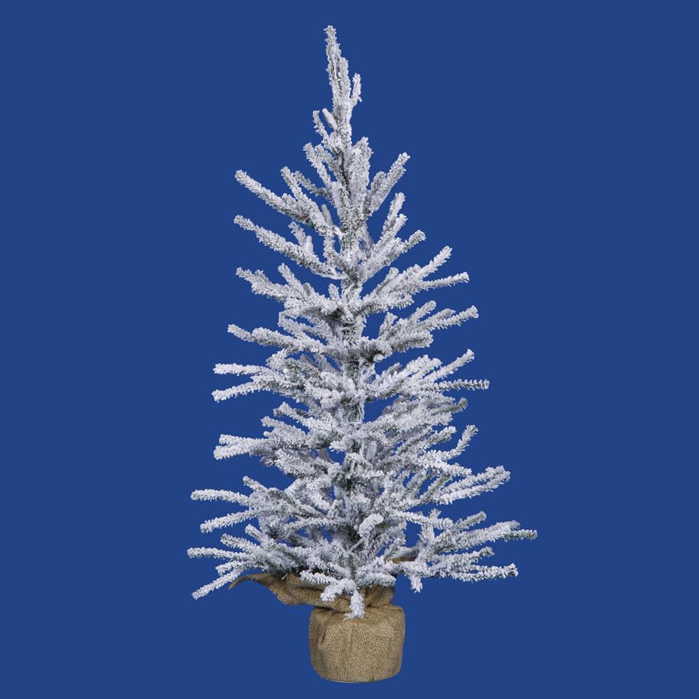 Flocked Angel Pine Artificial Christmas Tree W406