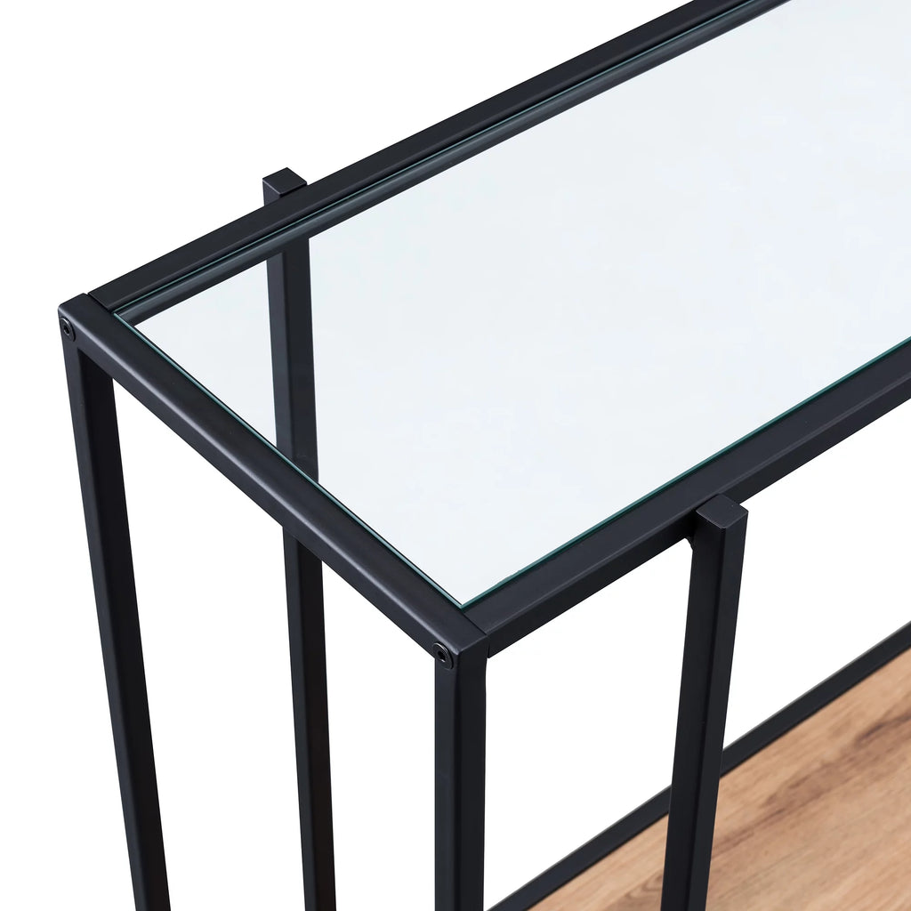 42" Wide Rectangular Console Table with MDF Shelf B795