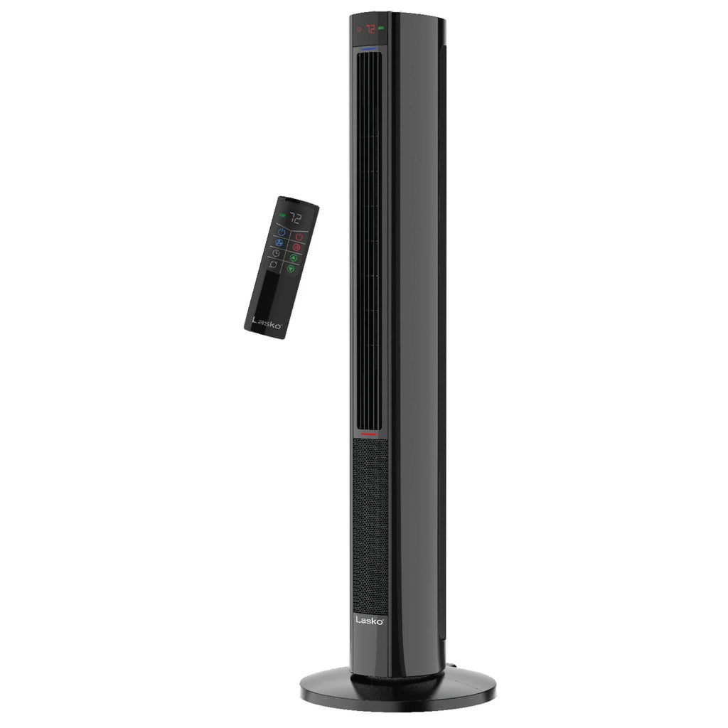1500W Tower Fan & Space Heater with Timer and Remote B96516