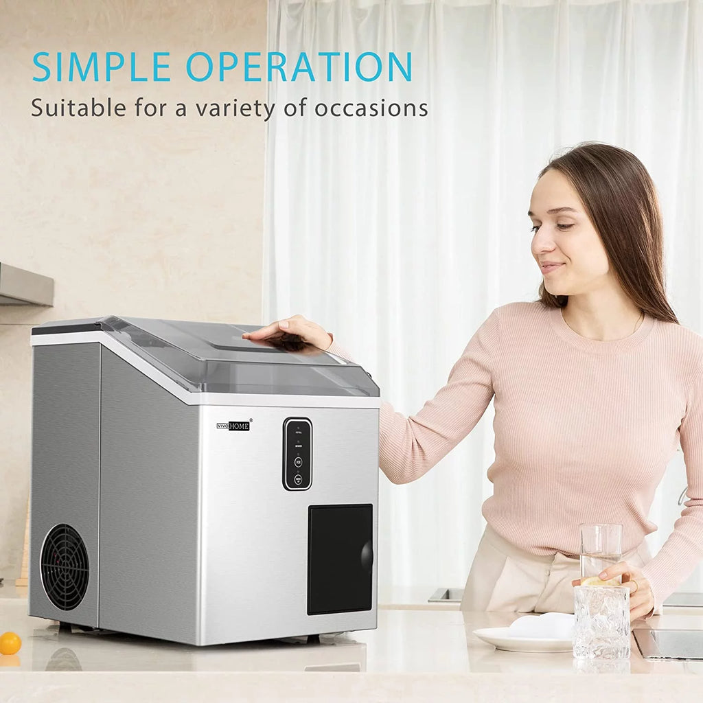 2 in 1 Countertop Ice Maker & Ice Shaver Machine Y687456