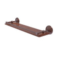 22 inch Solid Ironwood Shelf with Gallery Rail J40807