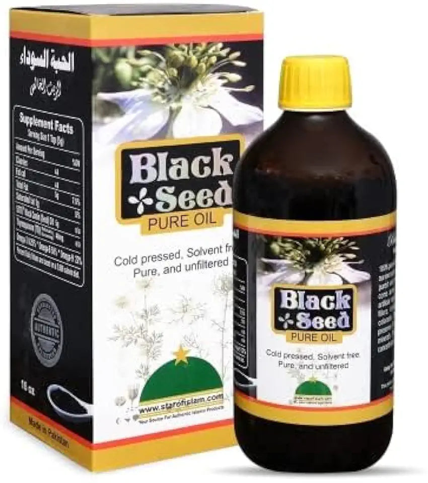 Cold Pressed Black Seed Oil 16oz Non GMO L426464