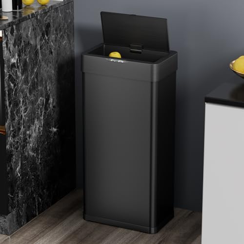16 Gallon Motion Sensor Trash Can F516
