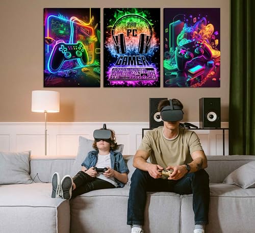 Gaming Wall Art Canvas Prints 12x16in Unframed W9131
