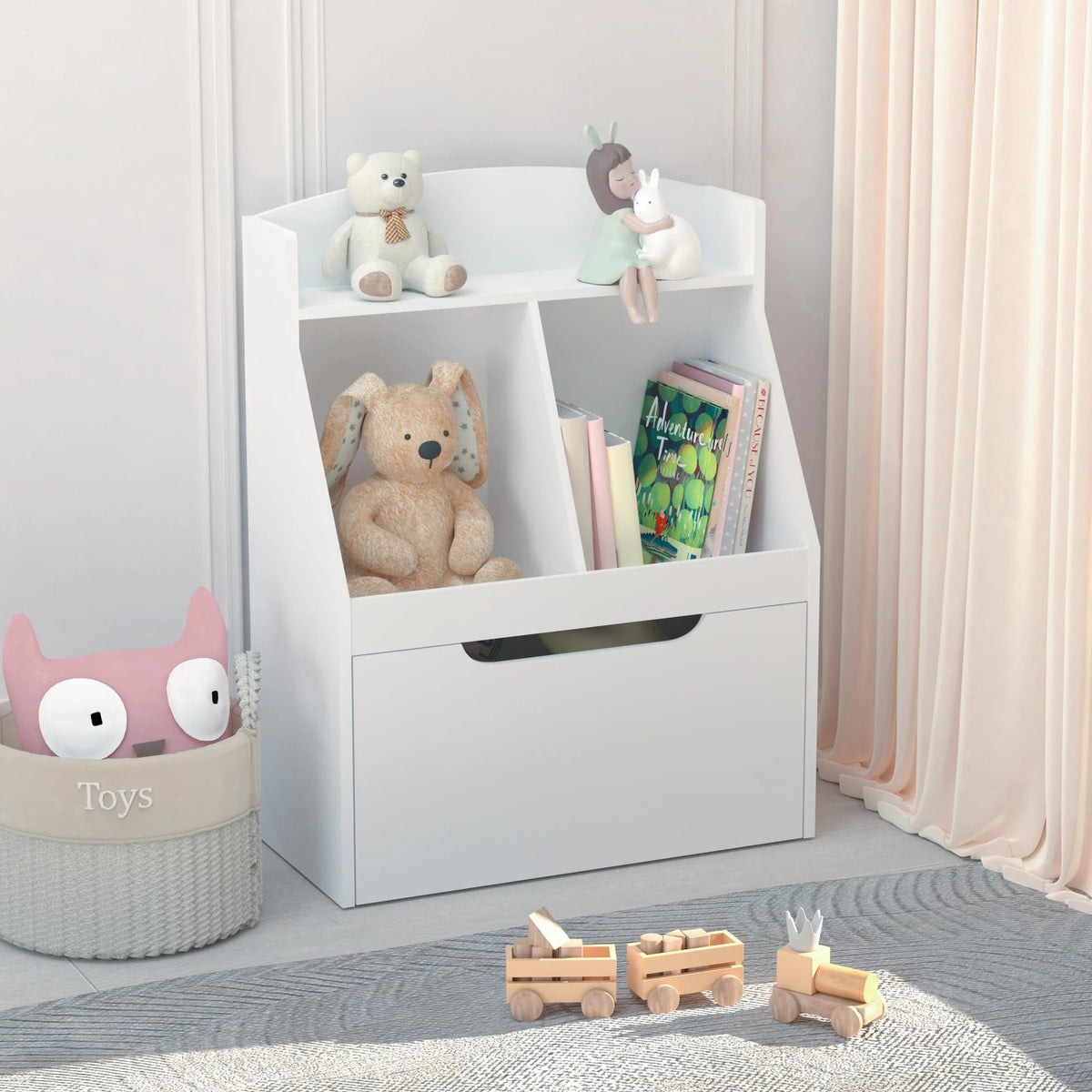 Kids Bookshelf with Drawer M569