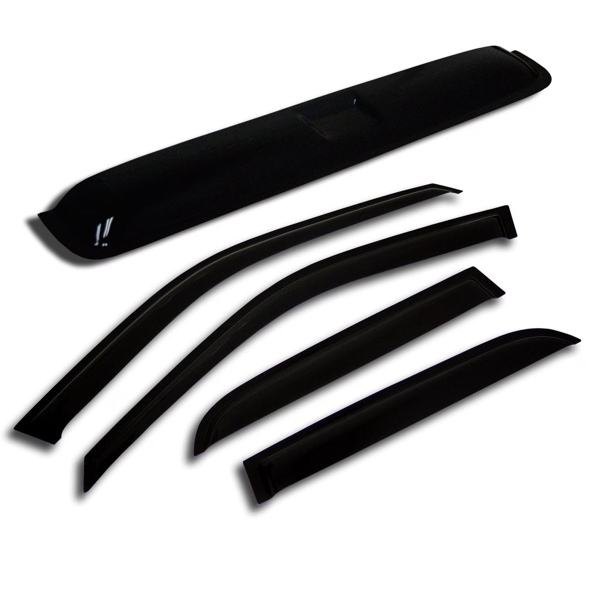Window Visor and Sunroof Type 2 Outside Mount 5 Pcs Set N7896