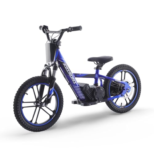 Lightweight 170W Electric Dirt Bike for Kids, Adjustable Seat, 12Inch Off Road Tires, Red P1328