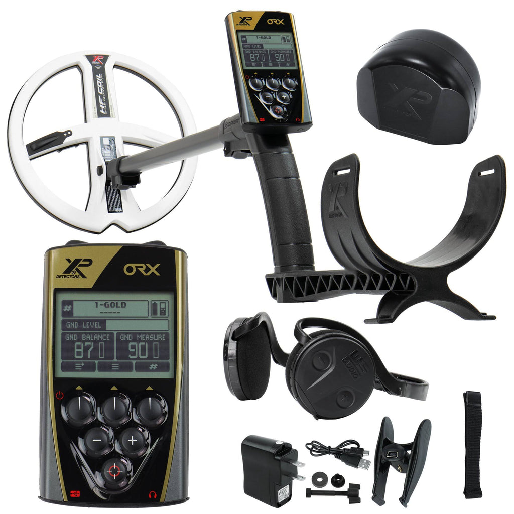 Metal Detector with Wireless Headphones and 9x22 Round DD Coil I26407