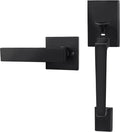 Matte Black Front Door Handleset Pack of 2 Q5211