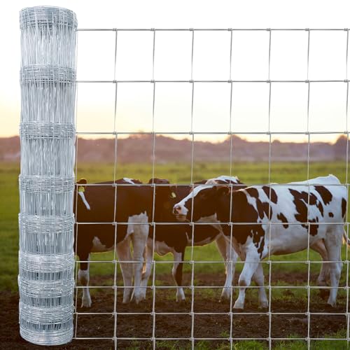 4×164ft Woven Galvanized Cattle Panel A943