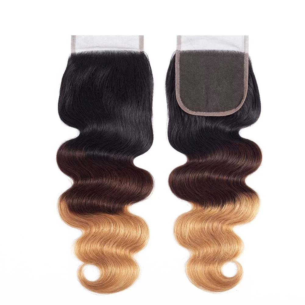 Body Wave Human Hair 4x4 Lace Closure U119