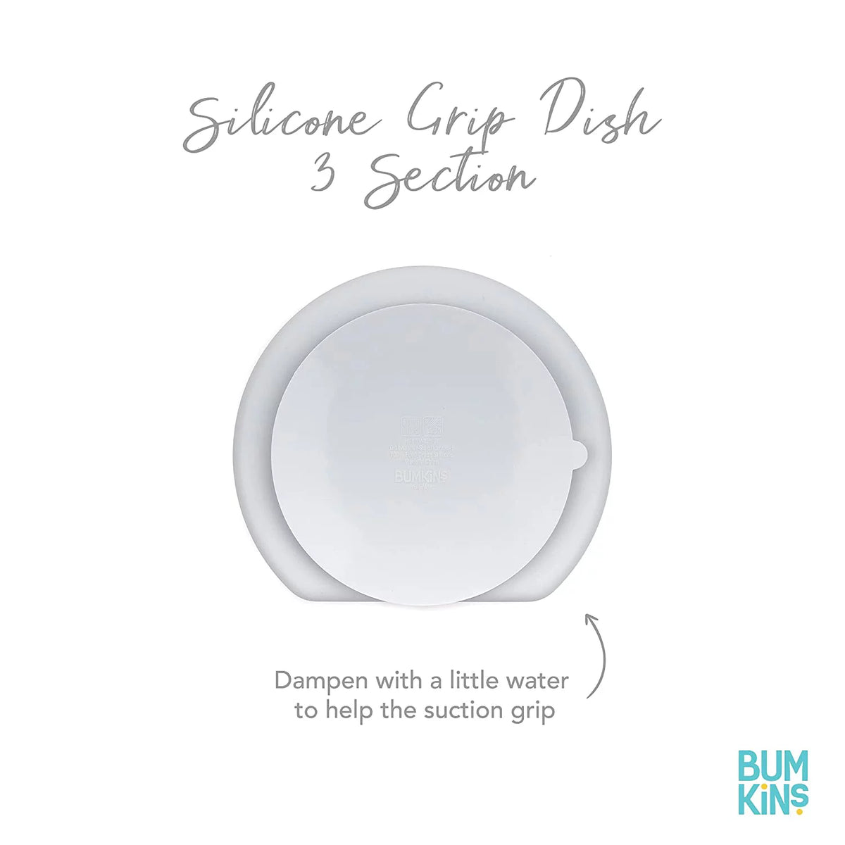 Silicone Suction Divided Baby Plate, BPA Free, 2pk Dark Blue/Blue E41232