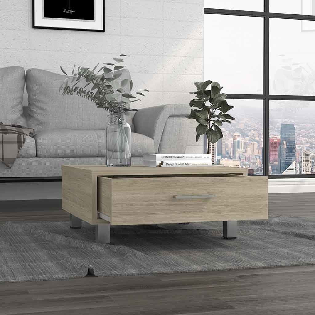 Pine Coffee Table with Drawer J8431