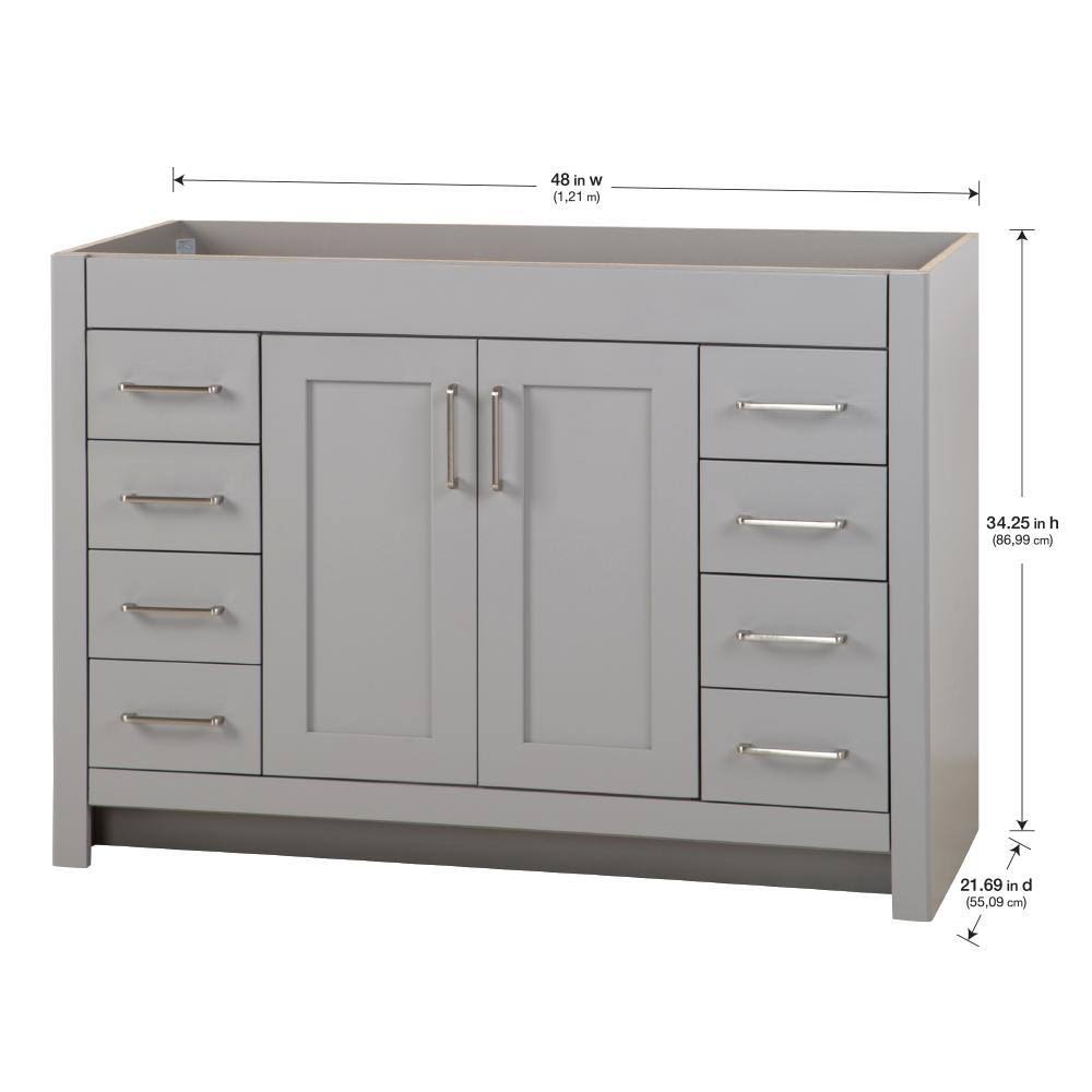 Sterling Gray Bath Vanity Cabinet B797