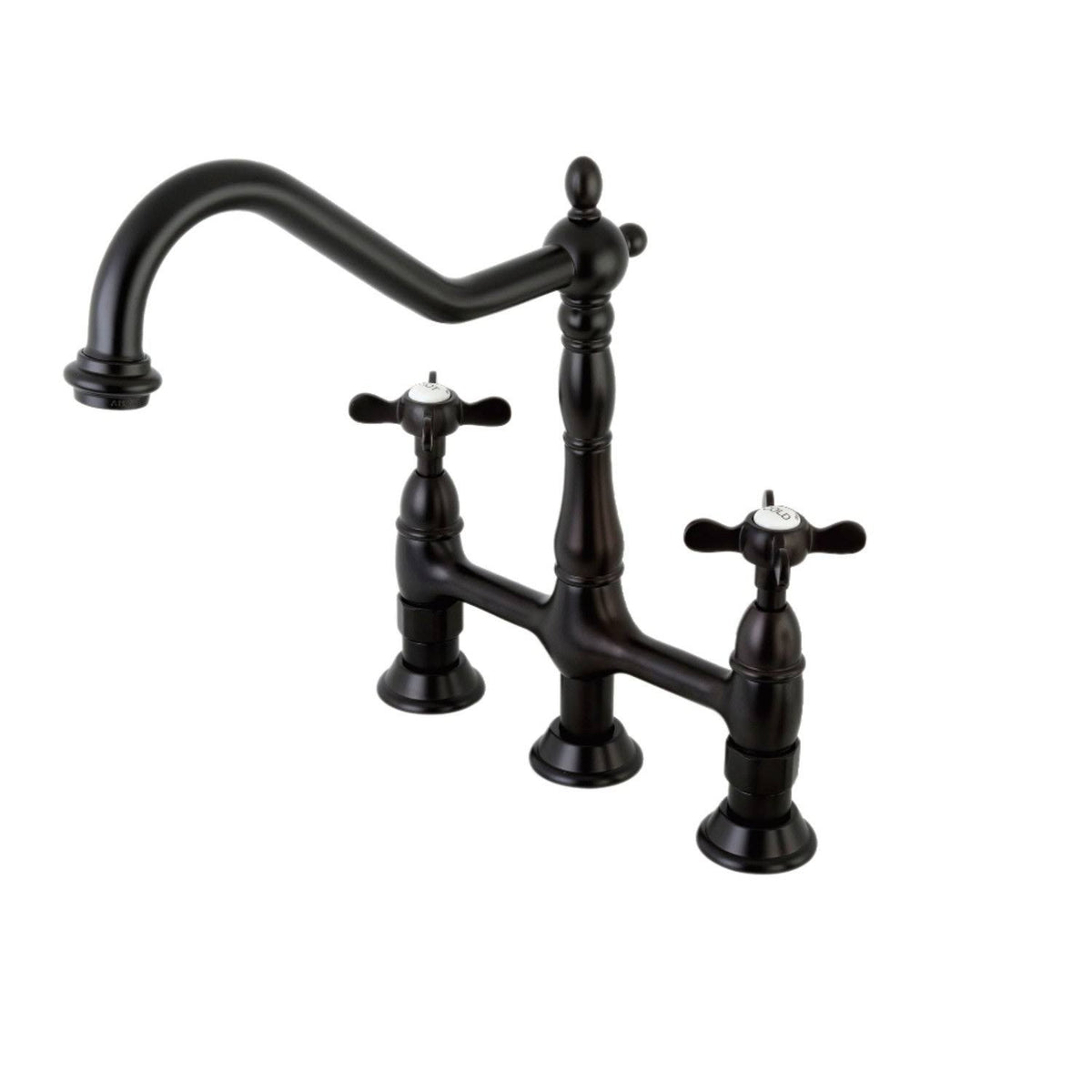 Brushed Nickel Kitchen Faucet with Brass Sprayer U3045