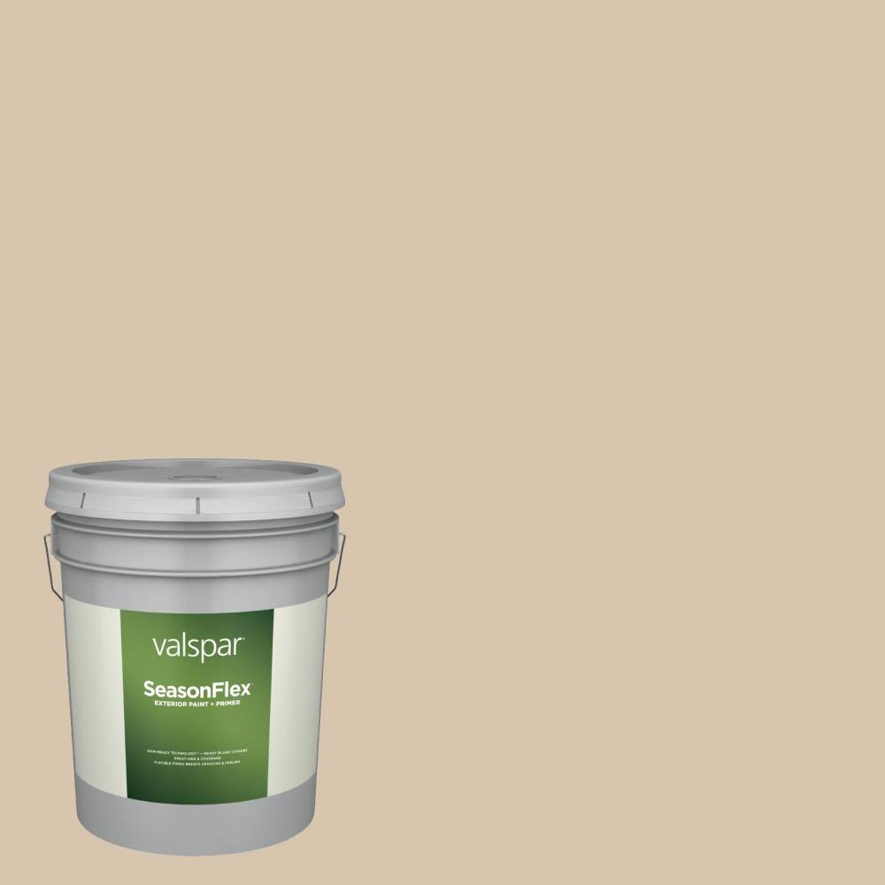 Semi-Gloss Kilim Beige Exterior Paint 5-Gallon F649620