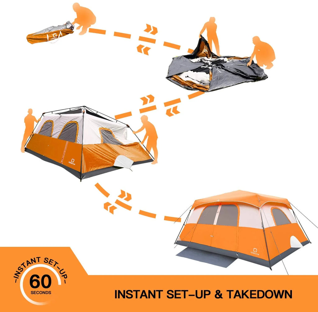 10 Person Waterproof Camping Tent B2128
