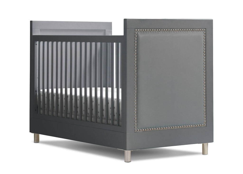 3-in-1 Convertible Baby Crib with Daybed/Toddler Bed Conversion Kit in Bianca White Z244905