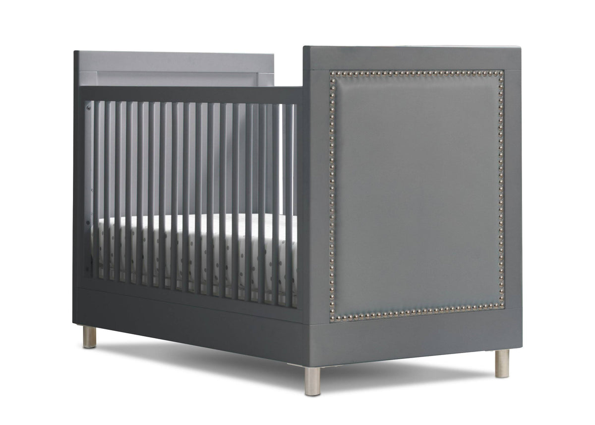 3-in-1 Convertible Baby Crib with Daybed/Toddler Bed Conversion Kit in Bianca White Z244905