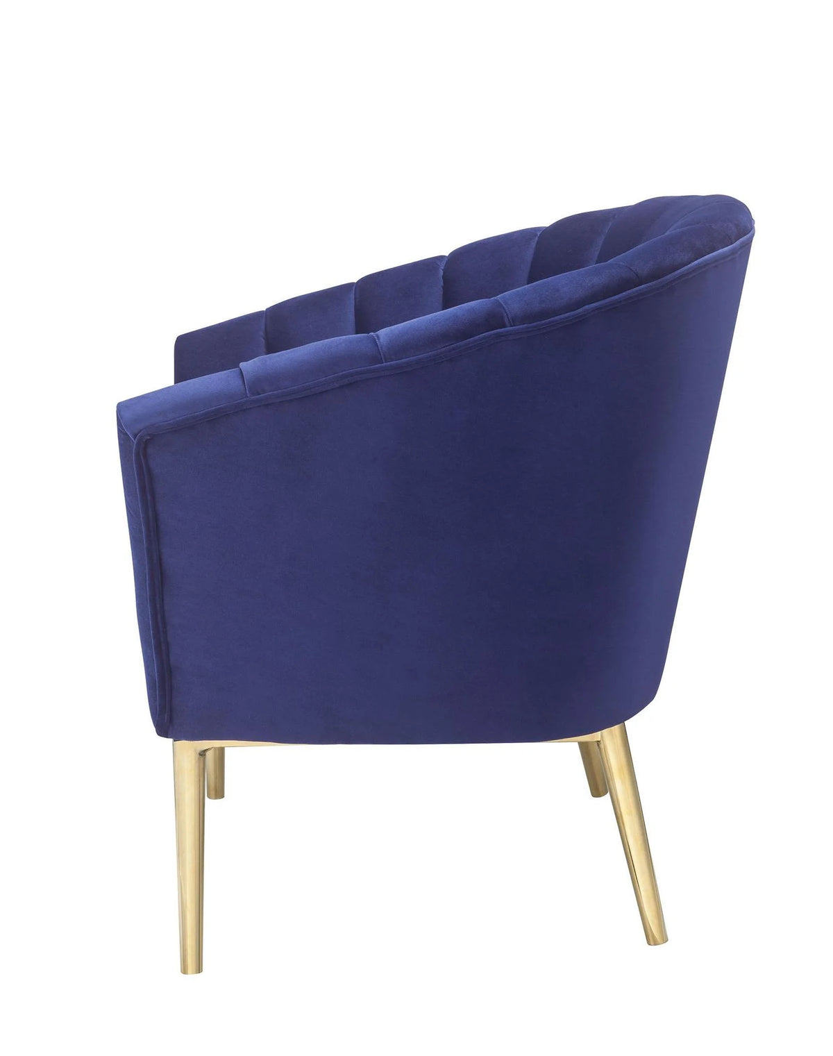 Midnight Blue Velvet Accent Chair T27375