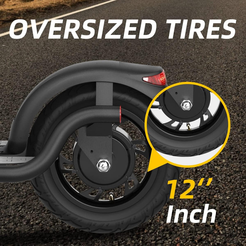Electric Kick Scooter with 350W Brushless Motor, 50 Miles Long-Range Battery, Foldable S2343