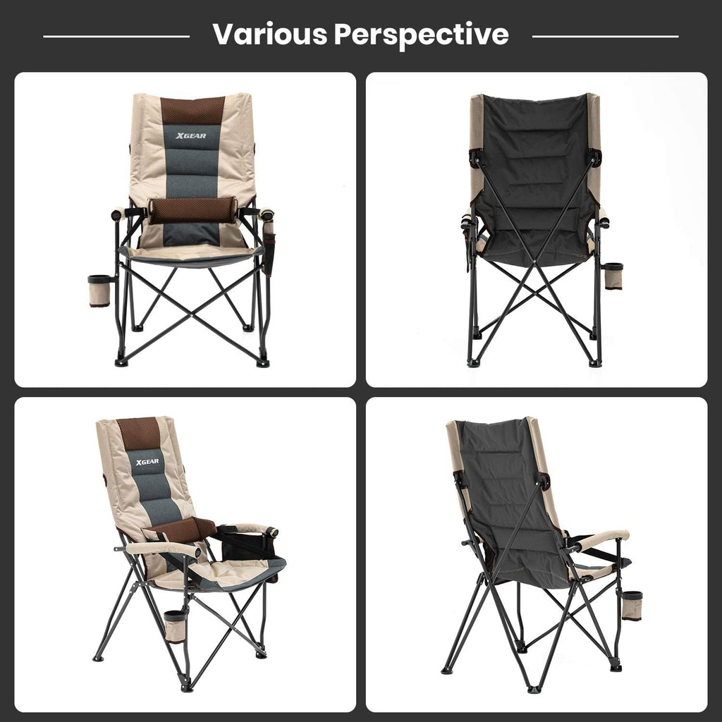 Folding Camp Chair with Lumbar Support Z8151