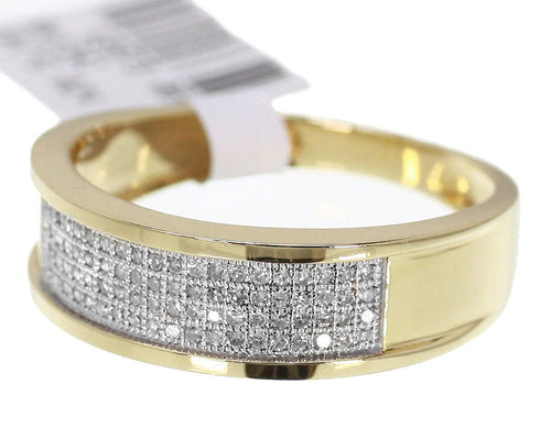 10K Yellow Gold Pave Diamond Ring Y851097