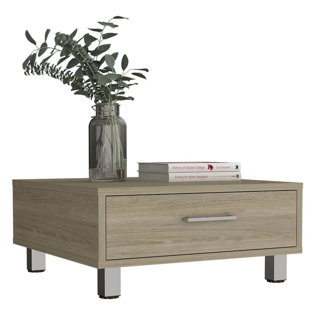 Pine Coffee Table with Drawer J8431