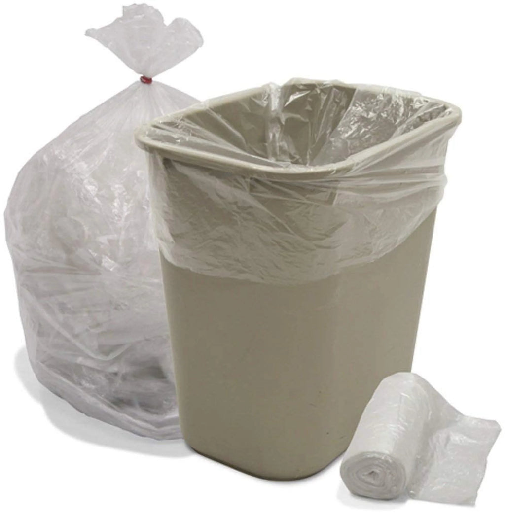 Clear 6 Micron High Density Trash Can Liner C9941