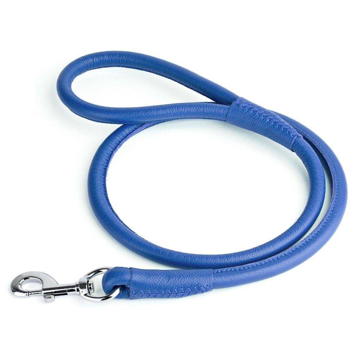 Soft Leather Round Leash D949