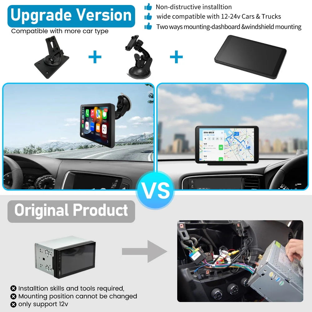 Portable 7Inch Touch Screen Car Stereo Z77992
