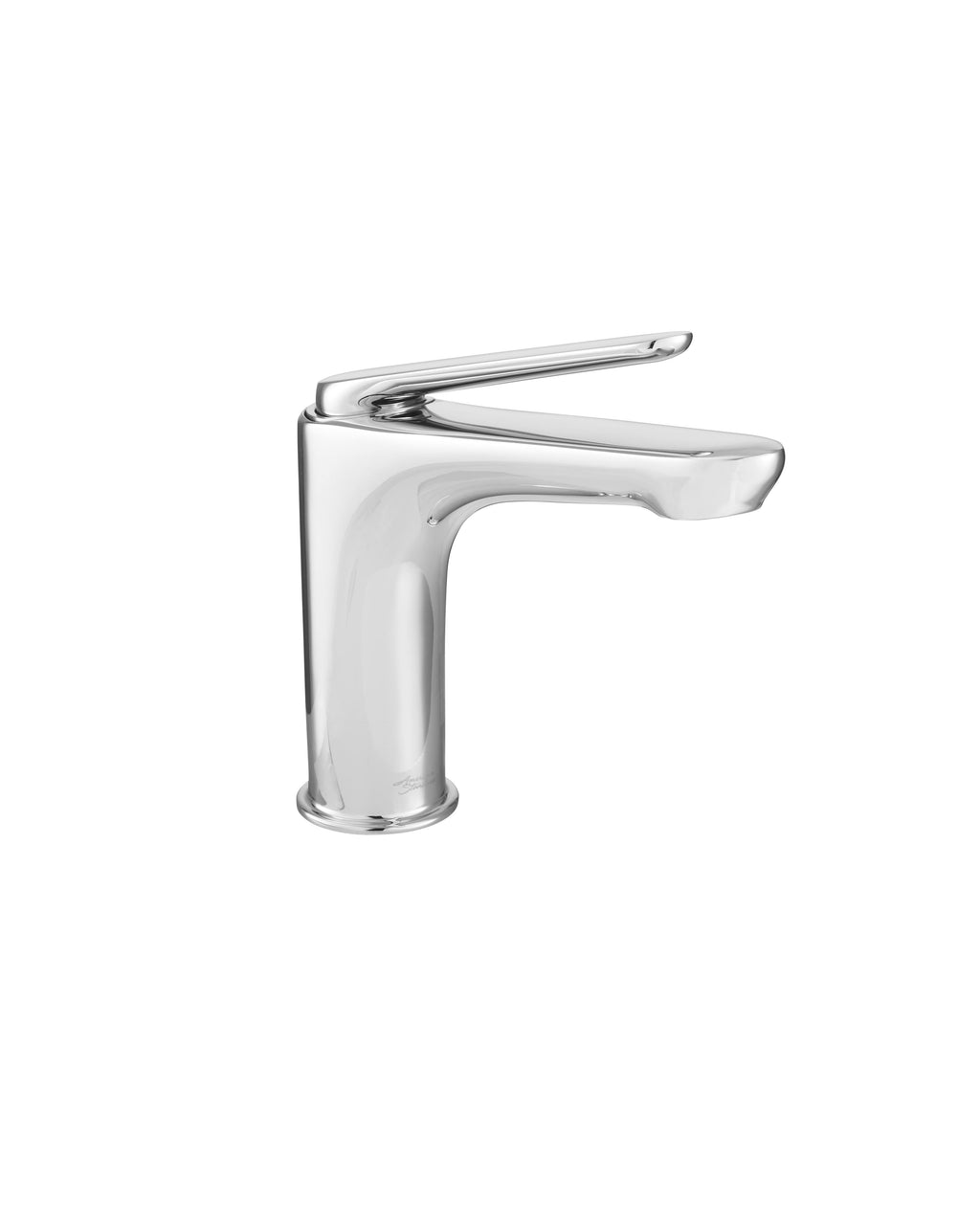 Polished Chrome Single Hole Bathroom Faucet with Drain A22284
