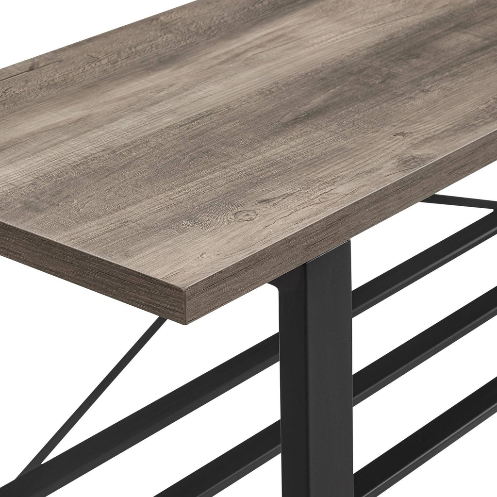 72 inch Dark Walnut Hall Tree U329