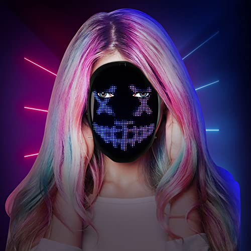 LED Mask with App Controlled Gesture Sensing A395