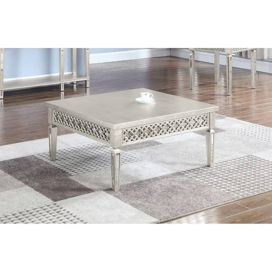 Square Coffee Table in Champagne Gold T354017