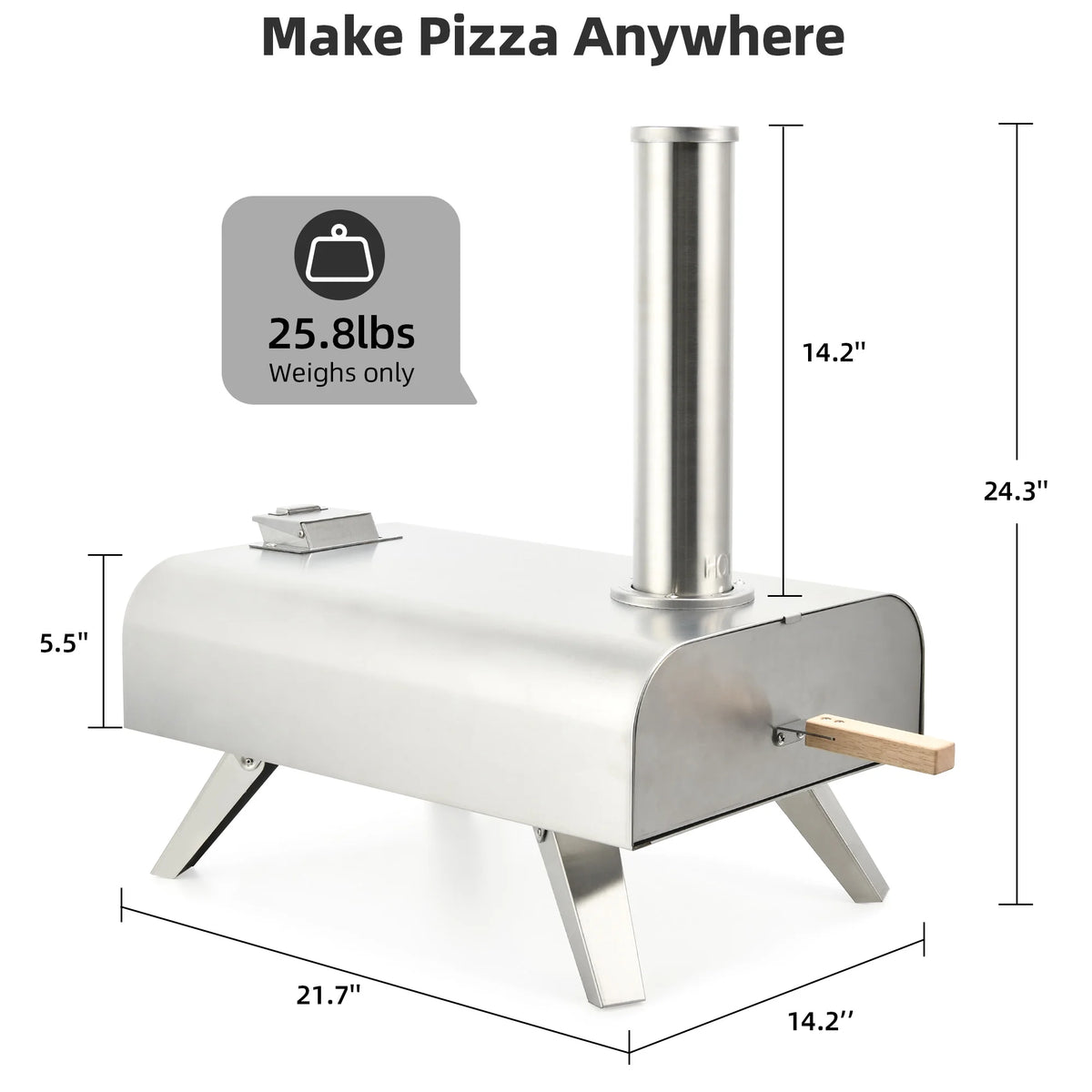 12" Wood Fired Pizza Oven B416673